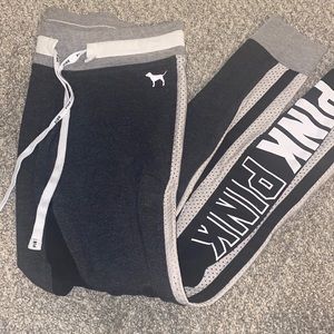 Grey/black PINK leggings